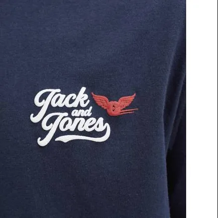 Jack & Jones t-shirt met backprint donkerblauw, foto 6