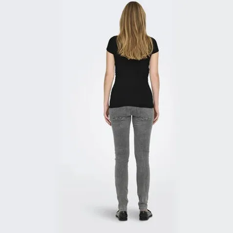 Only MATERNITY T-shirt OLMLOVELY - zwart (set van 2), foto 2
