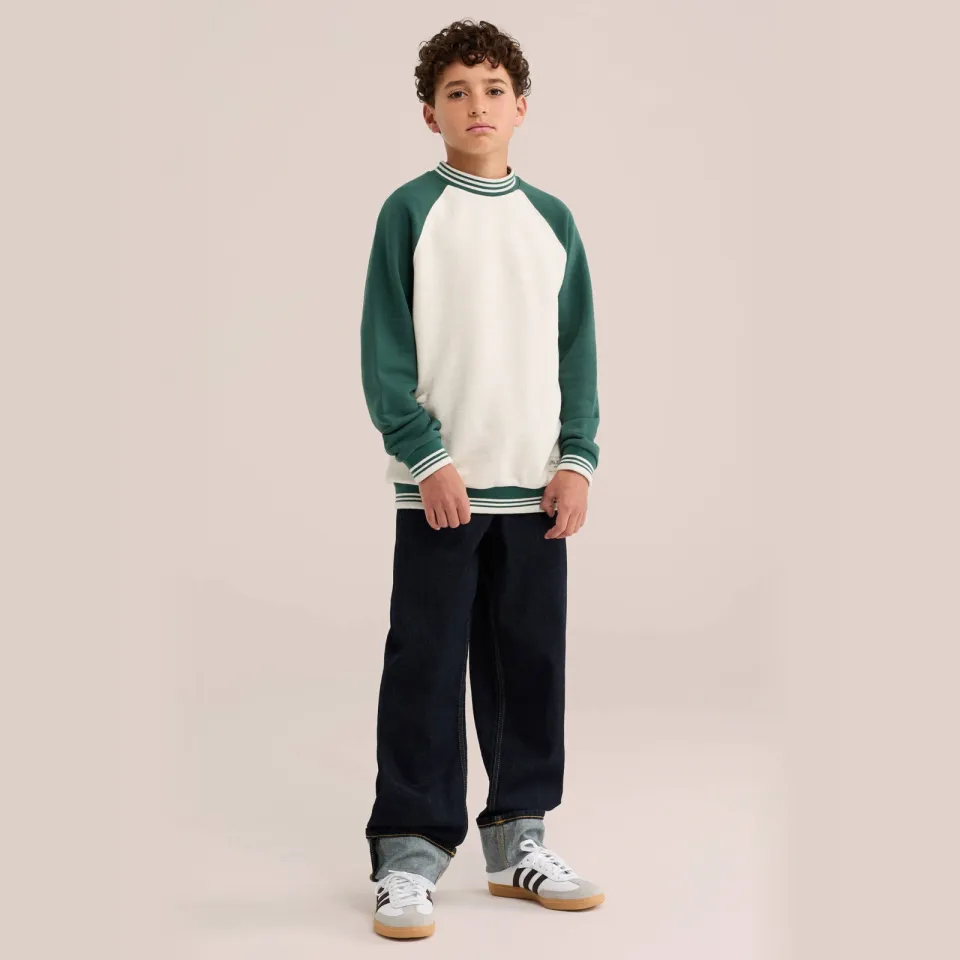 WE Fashion gemêleerde sweater - donkergroen, foto 2