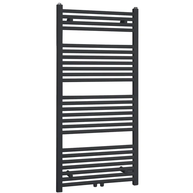 Best Design Handdoekradiator Best Design Zero Recht 120x60 cm Zwart