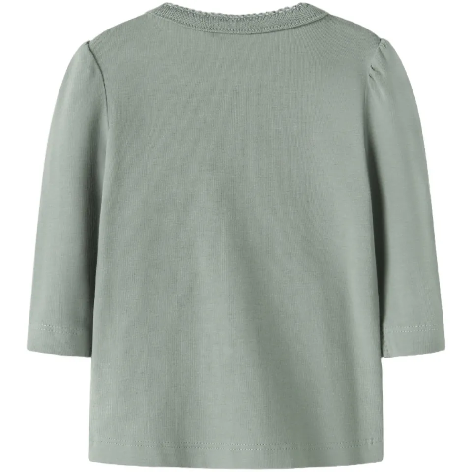 NAME IT BABY t-shirt met print groen, foto 2