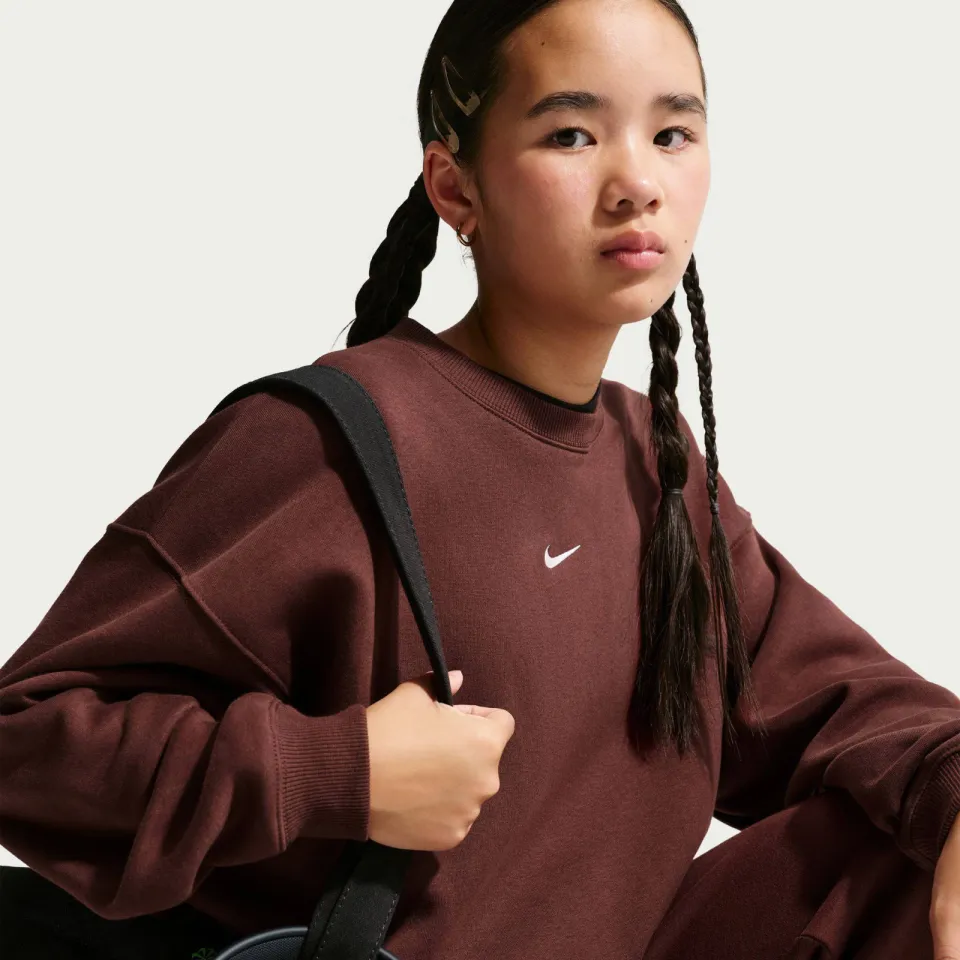 Nike Sportswear Studio sweater - roodbruin, foto 2