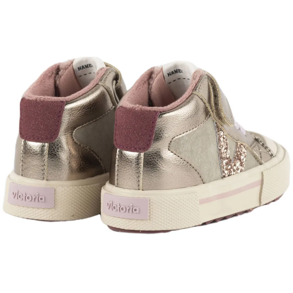 Victoria sneakers met glitters - goud, foto 4