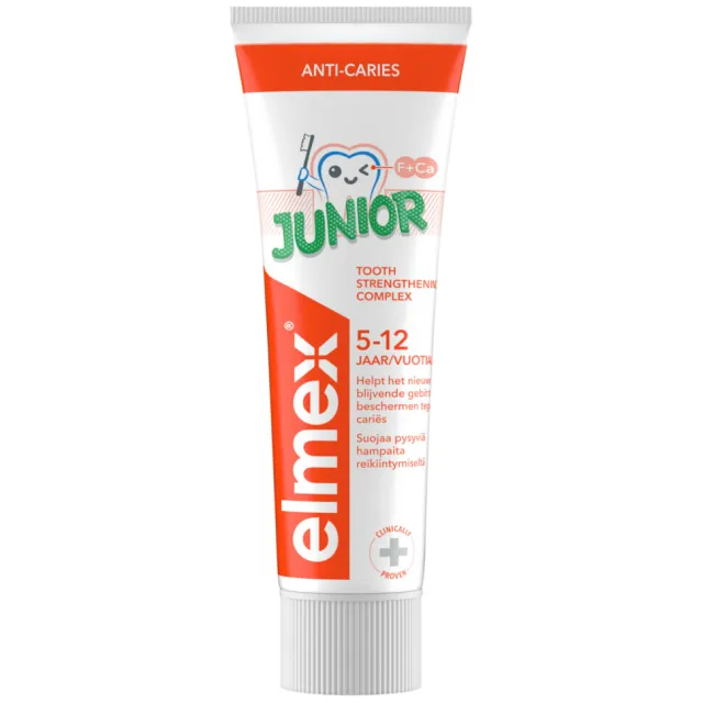 Elmex 3 voor 10.00: Elmex Gel-Tandpasta Junior (5-12 Jaar) 75 ml