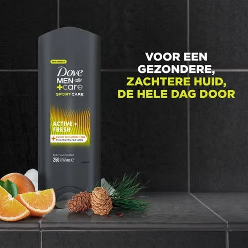 Dove Men+Care Sport Care Active+Fresh 3-in-1 douchegel, foto 3