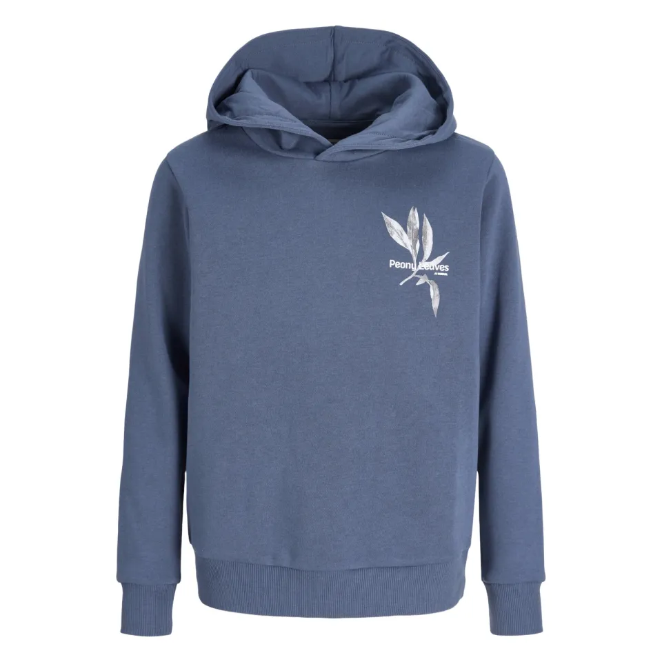 JJ Rebel JUNIOR hoodie met backprint - blauw, foto 2