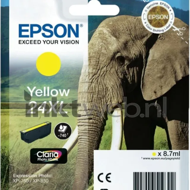 Epson 24XL geel (Origineel Hoge Capaciteit)