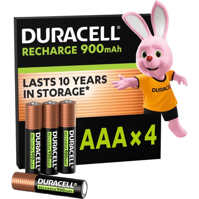 Duracell Recharge Ultra AAA-batterijen 4 stuks