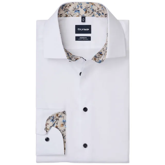 Olymp slim fit overhemd - wit, foto 2