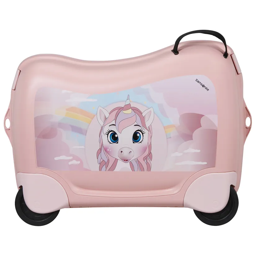 Samsonite Dream2Go Ride-On Unicorn Tess kinderkoffer lichtroze, foto 3