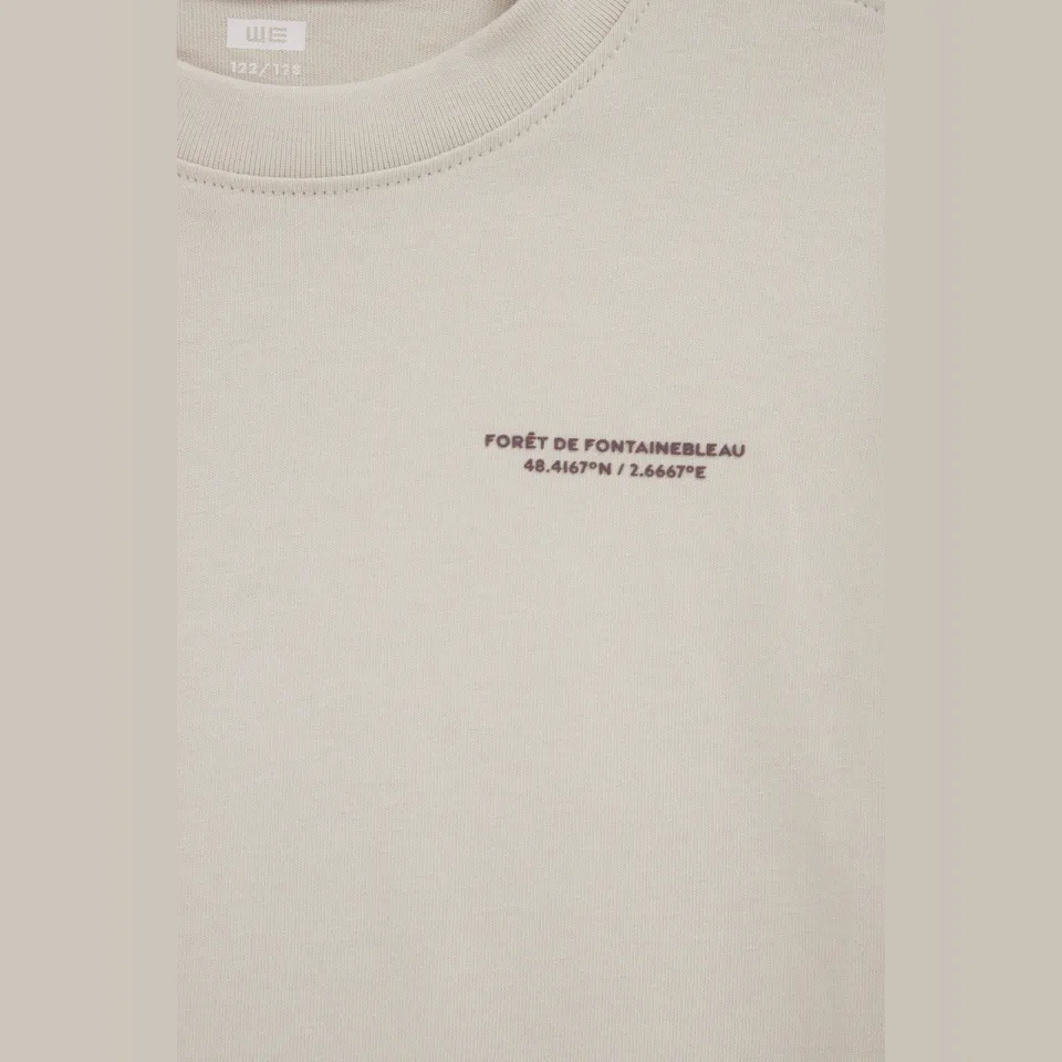 WE Fashion T-shirt met backprint beige, foto 8