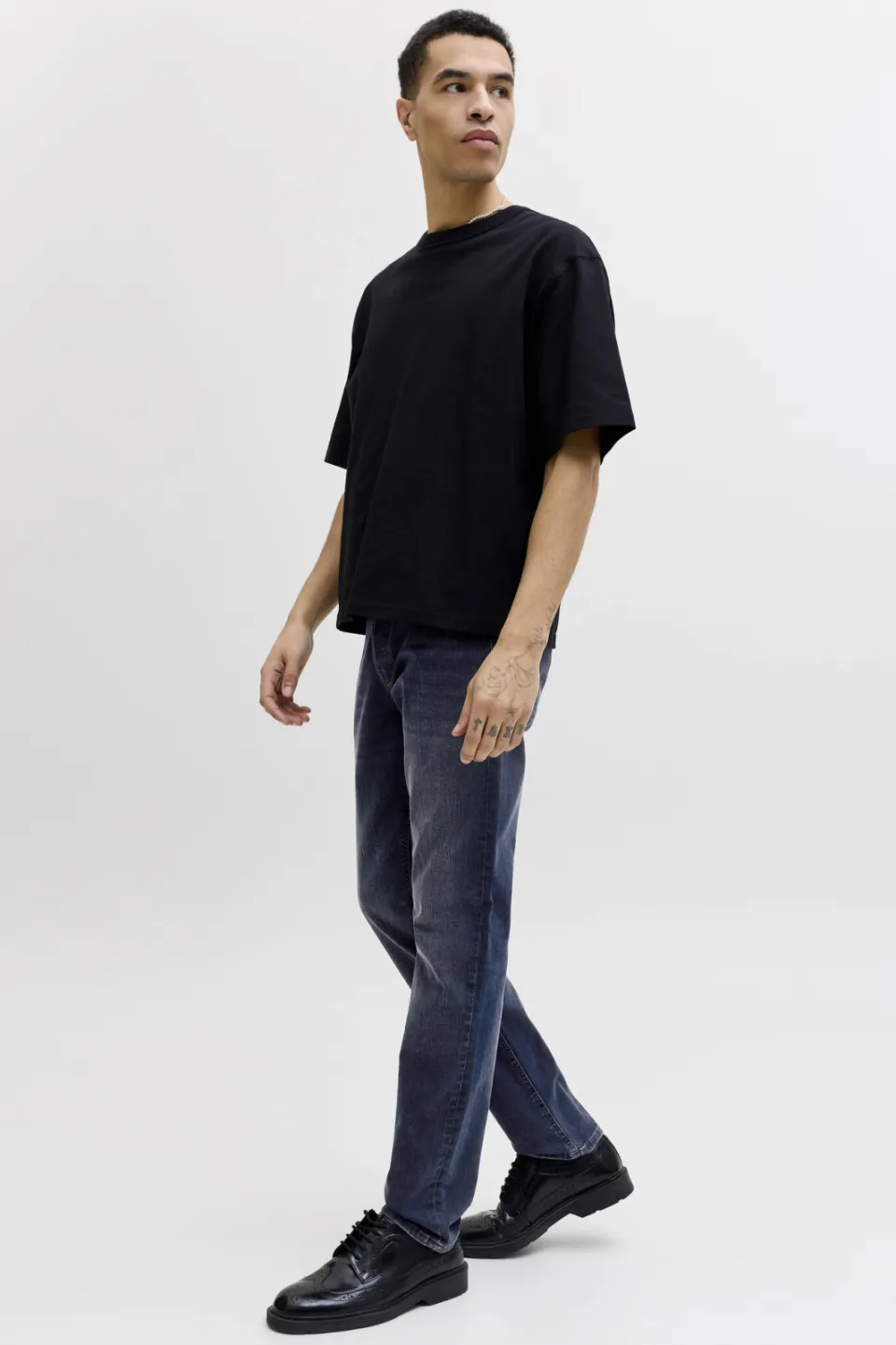 Jack & Jones JEANS INTELLIGENCE slim fit jeans JJIGLENN blue denim