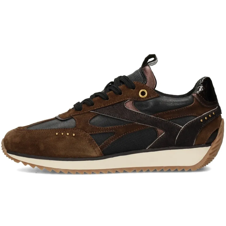 Poelman Valeria suède sneakers - bruin, foto 2
