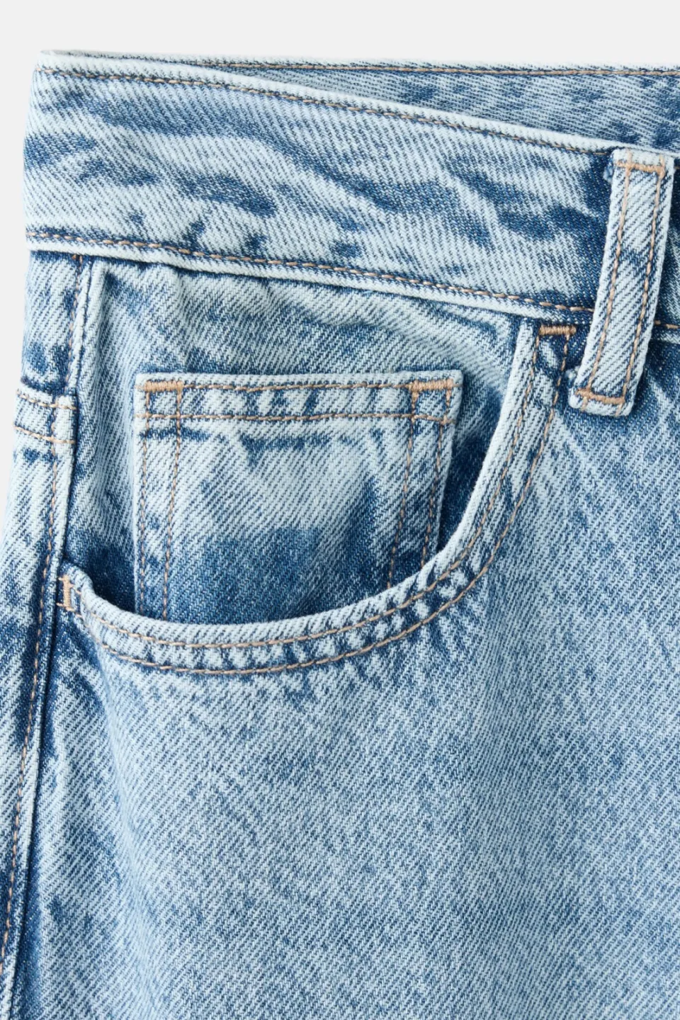 Mango TEEN wide leg jeans - light blue, foto 7
