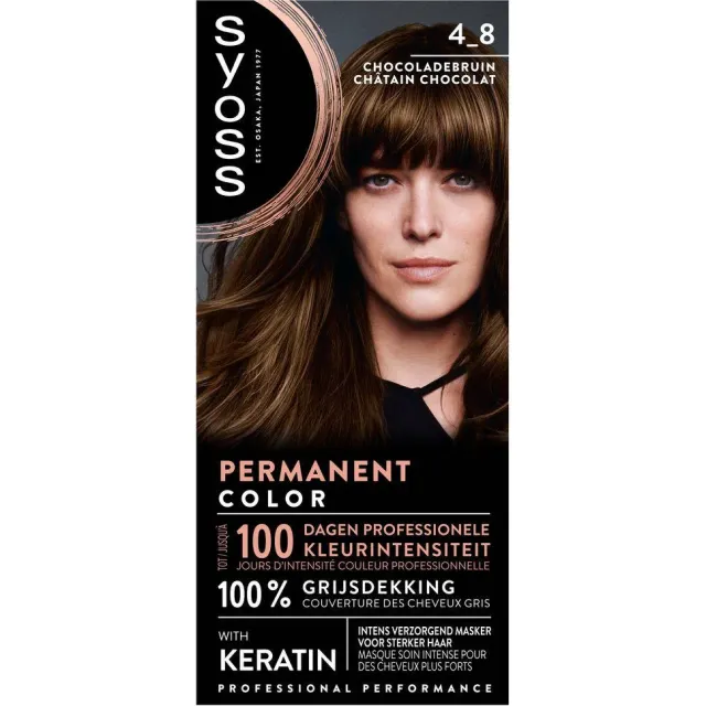 Syoss Color 4-8 haarkleurmiddel chocoladebruin, foto 2