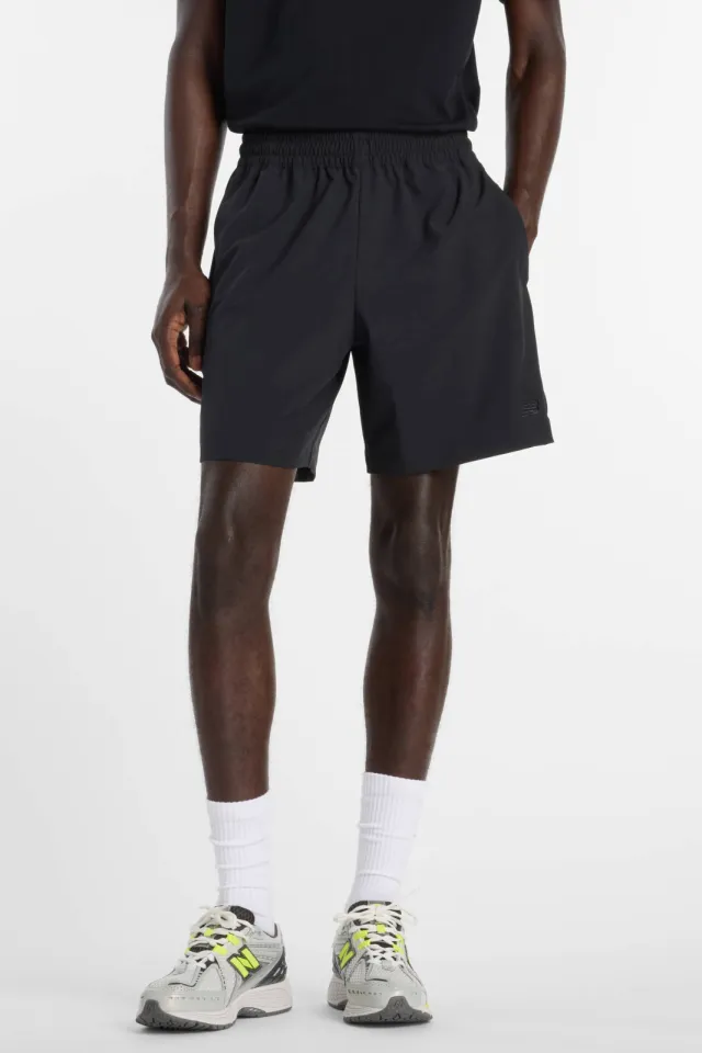 New Balance Athletics Stretch Woven casual short zwart, foto 3