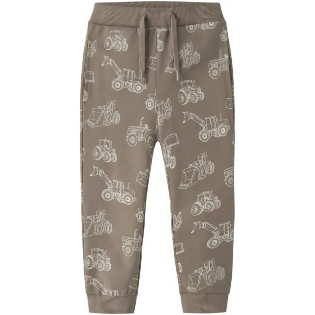 NAME IT MINI regular joggingbroek lichtbruin