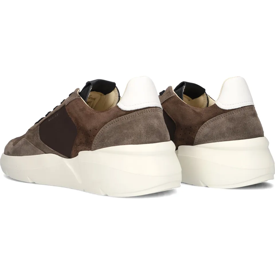 Nubikk Heren Sneakers Roque Road Wave - Bruin, foto 3