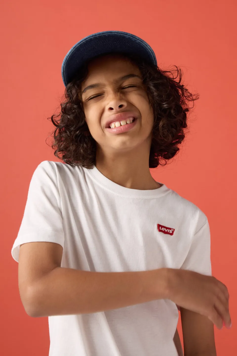 Levi's basic T-shirt Batwing chest wit, foto 4