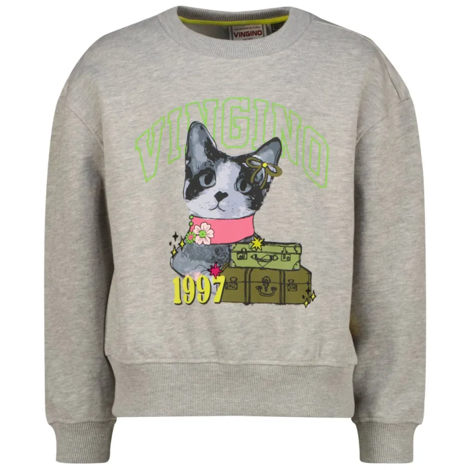 Vingino sweater met print - grijs, foto 2