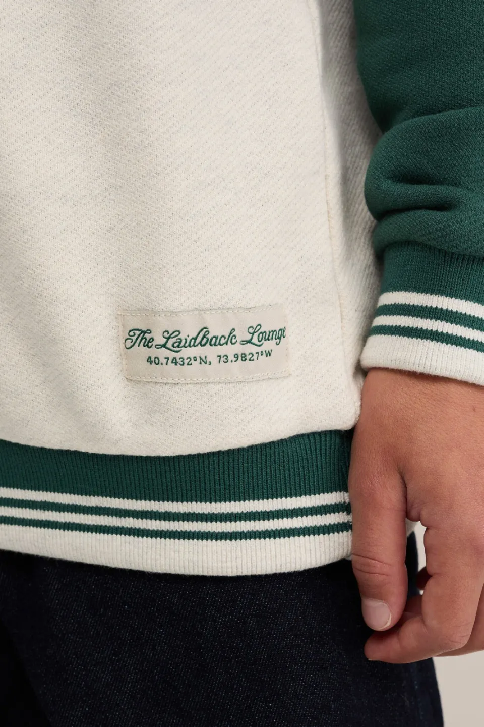 WE Fashion gemêleerde sweater - donkergroen, foto 4