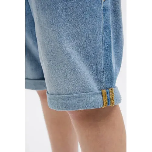 Jack & Jones jeansshort middenblauw blue denim, foto 6