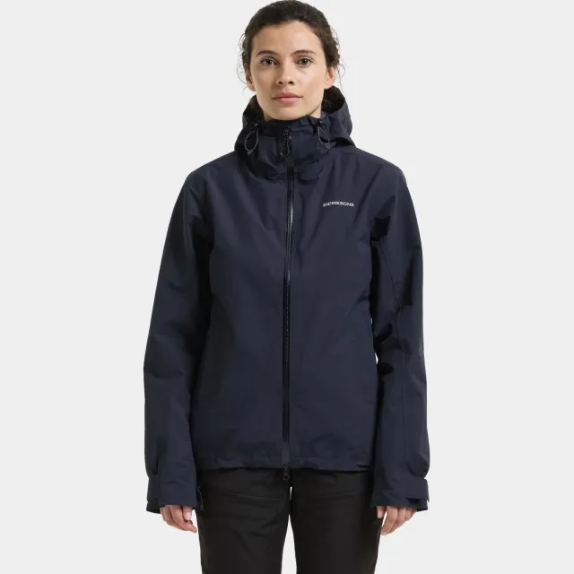 Didriksons outdoor jas - blauw