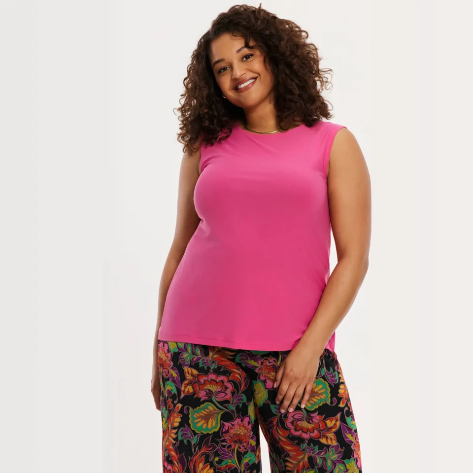 Yoek wide leg broek gebloemd multi, foto 5