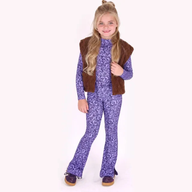 B.Nosy rechtvallend teddy gilet - bruin