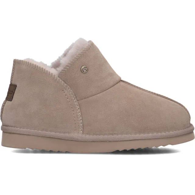 Warmbat Dames Pantoffels Willow - Beige Taupe