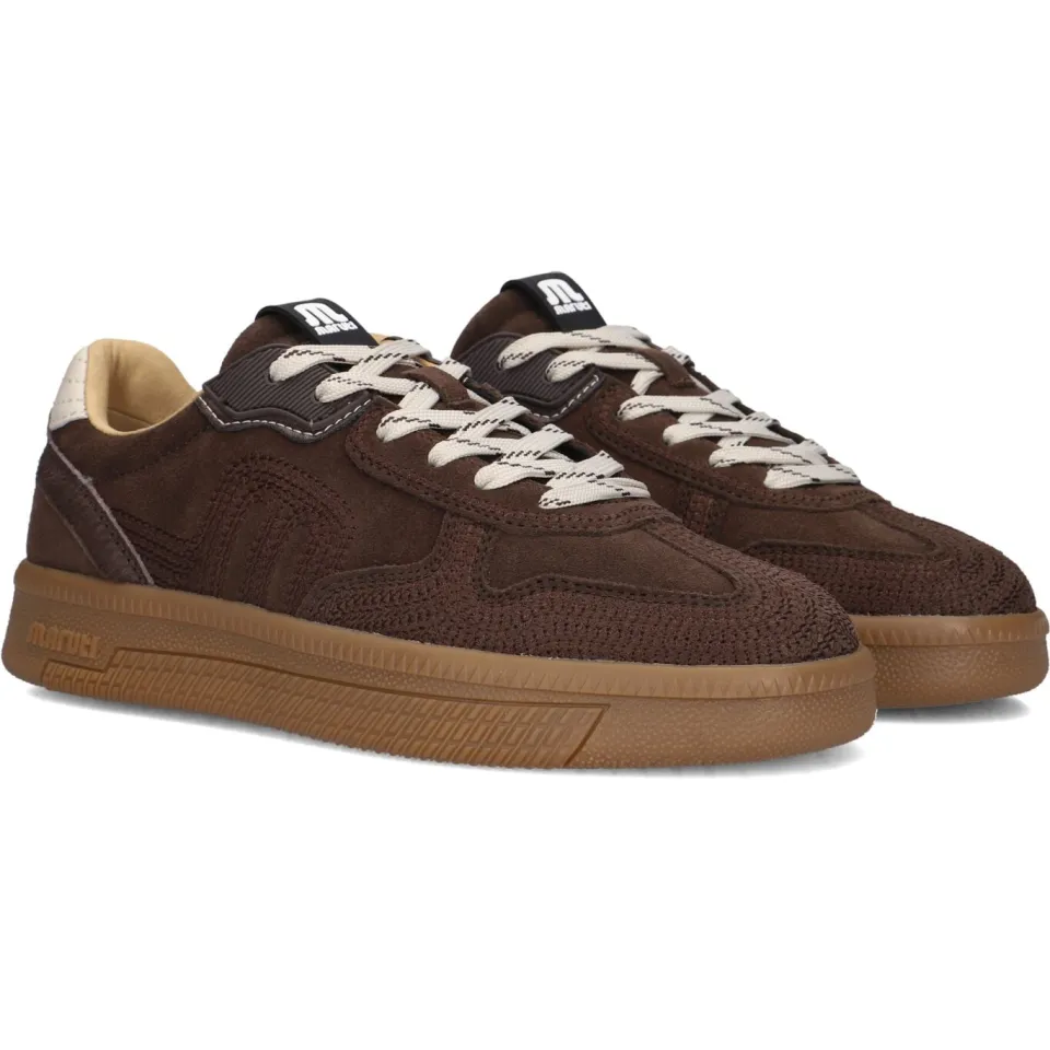 Maruti Yale Embroidery lage sneakers bruin, foto 6