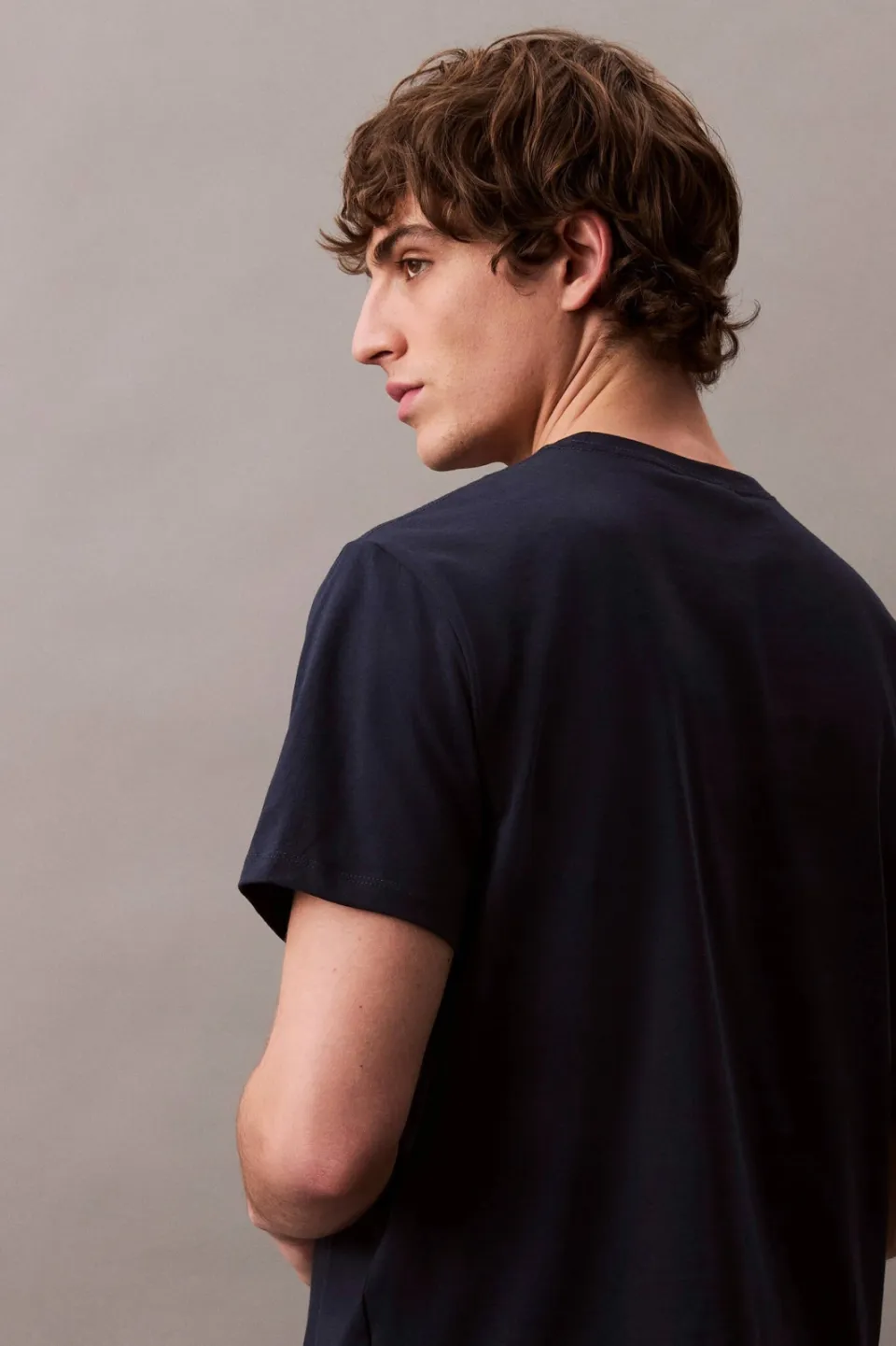 Calvin Klein JEANS oversized T-shirt donkerblauw dark sapphire, foto 6