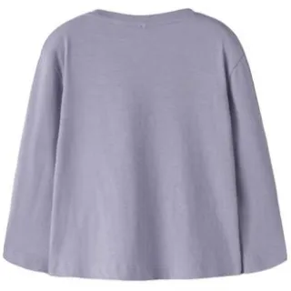 NAME IT MINI longsleeve met vosprint lila, foto 2