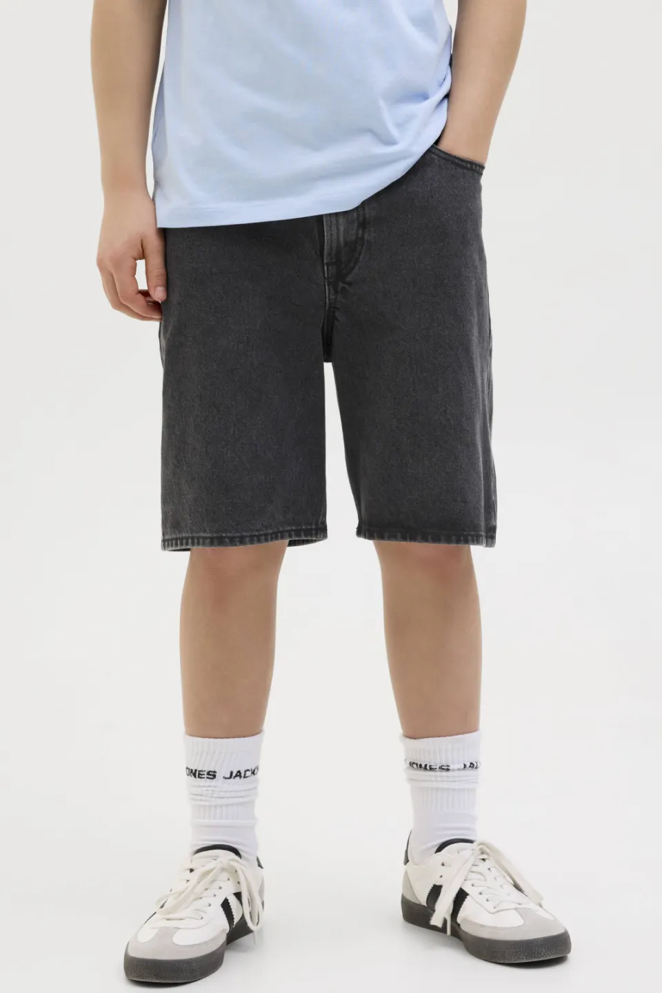 Jack & Jones jeansshort black denim, foto 7