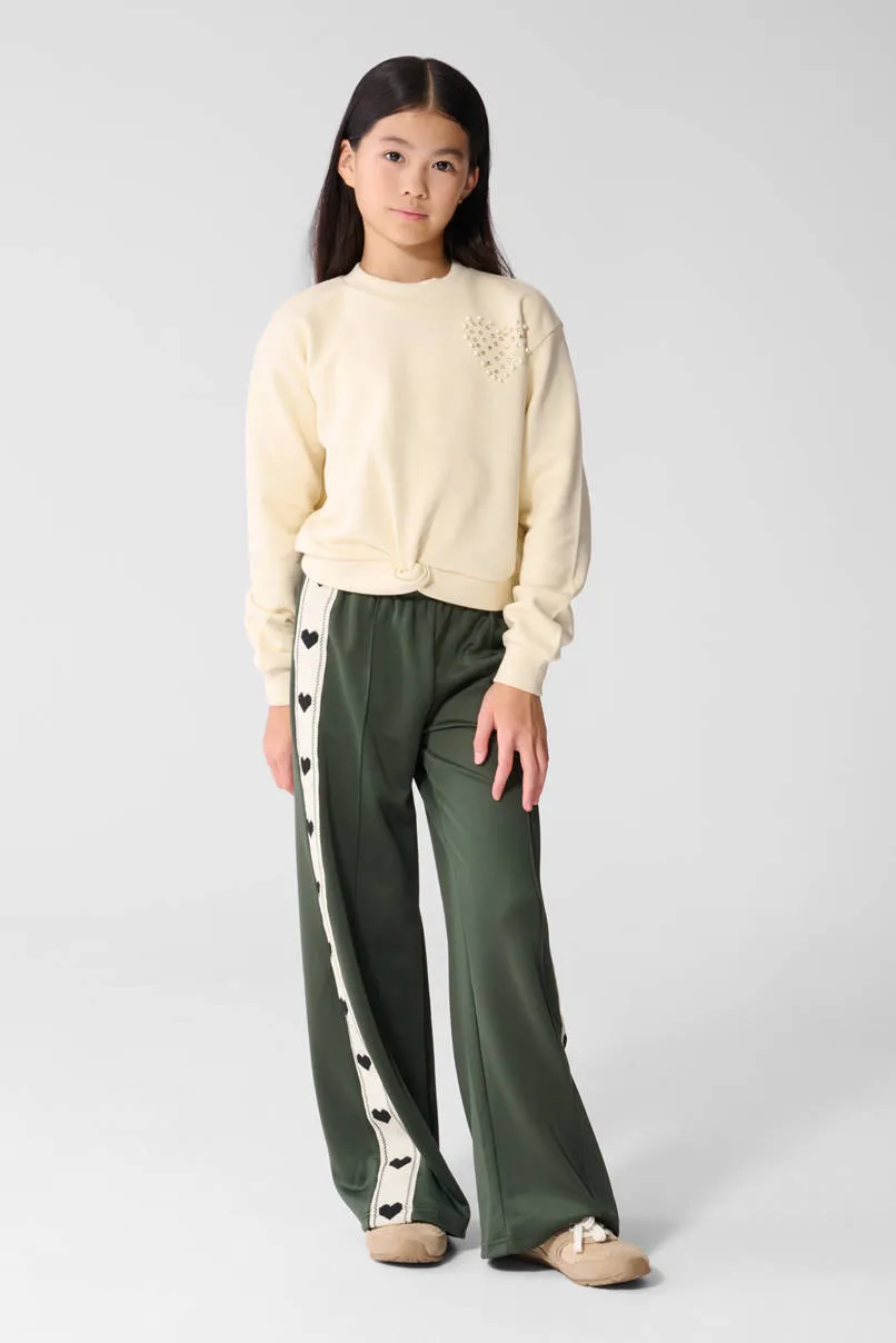 Shoeby sweater met parels - ecru, foto 4