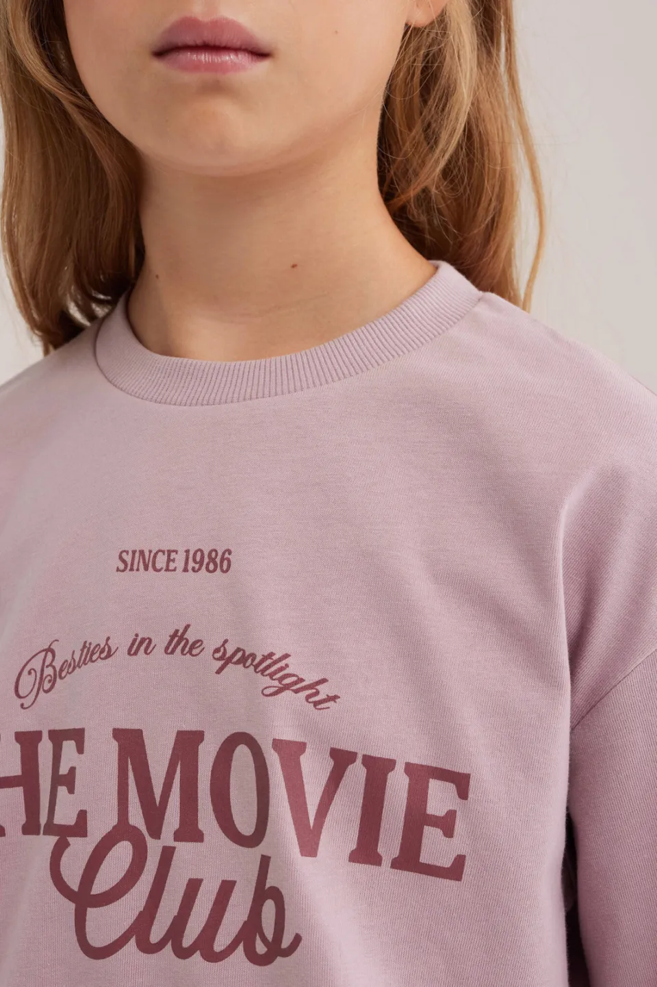WE Fashion sweater met backprint - mauve, foto 6