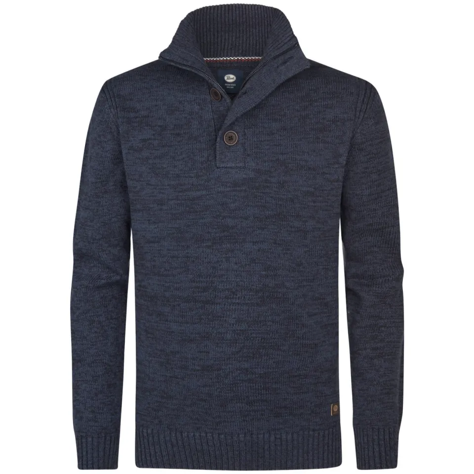 Petrol Industries gebreide trui donkerblauw royal navy, foto 3