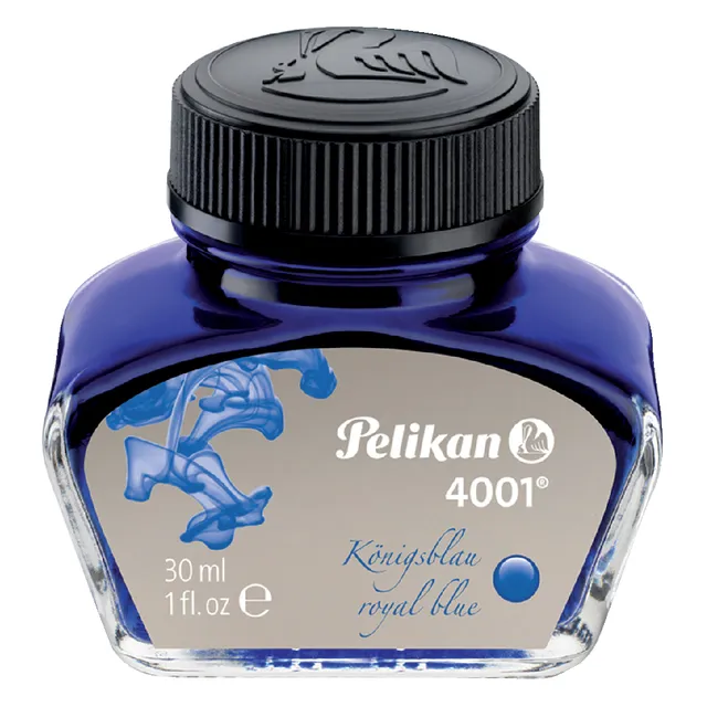 Pelikan Vulpeninkt pelikan 4001 30ml koningsblauw