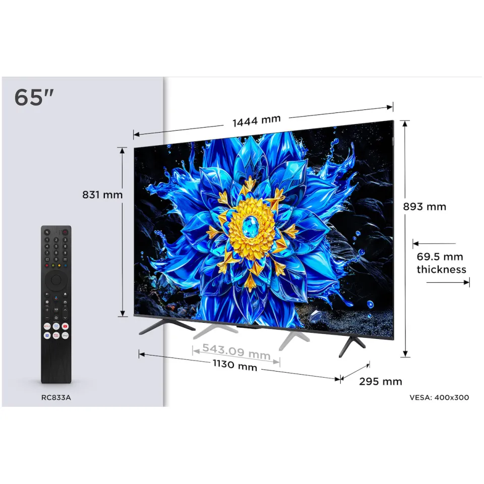 TCL 65QLED810L qled-tv zwart, foto 4