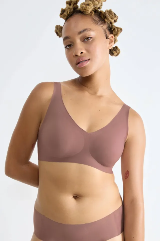 Sloggi ZERO Feel 2.0 bralette voorgevormd bruin, foto 4