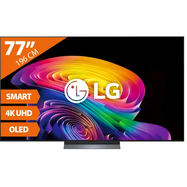 LG OLED77C69LB 77 inch OLED TV zwart, foto 2