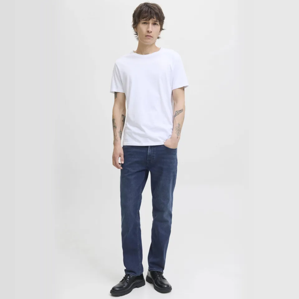 Jack & Jones JEANS INTELLIGENCE JJICLARK JJORIGINAL regular fit jeans dark blue denim 260 Blue Denim