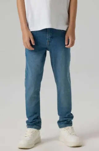 NAME IT KIDS slim fit jeans NKMSILAS medium blue denim, foto 4
