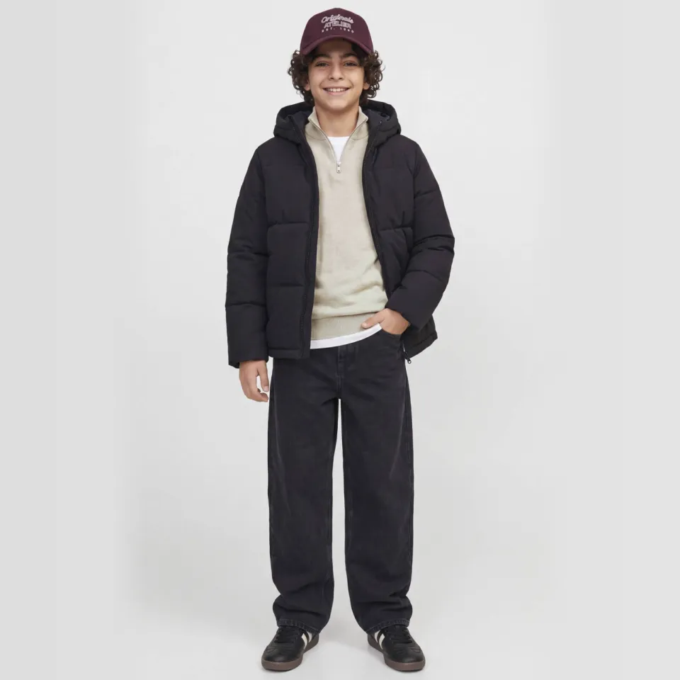 Jack & Jones JUNIOR trui ecru fijn gebreid, foto 5