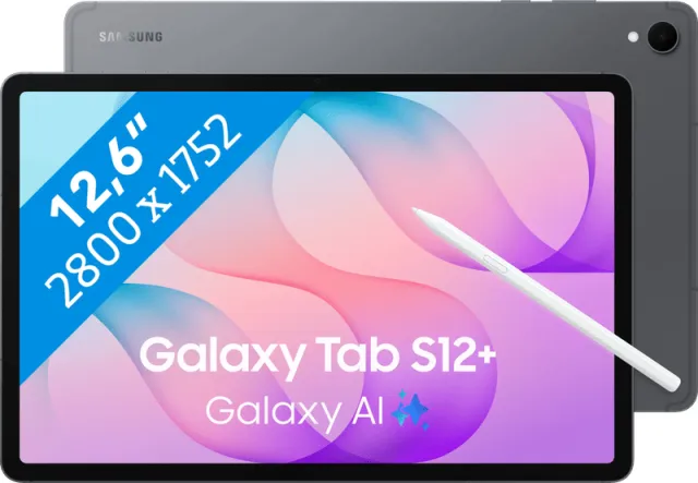 Samsung Galaxy Tab S12 Plus 12,6 inch 256GB Wifi Grijs Gray