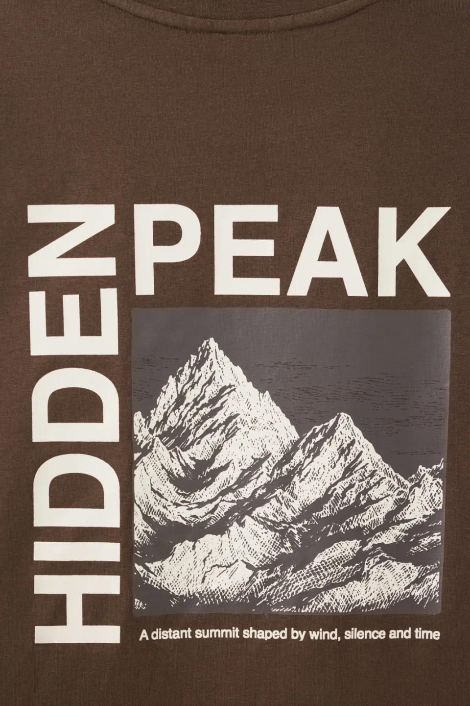 Mango Teen t-shirt met backprint bruin, foto 6