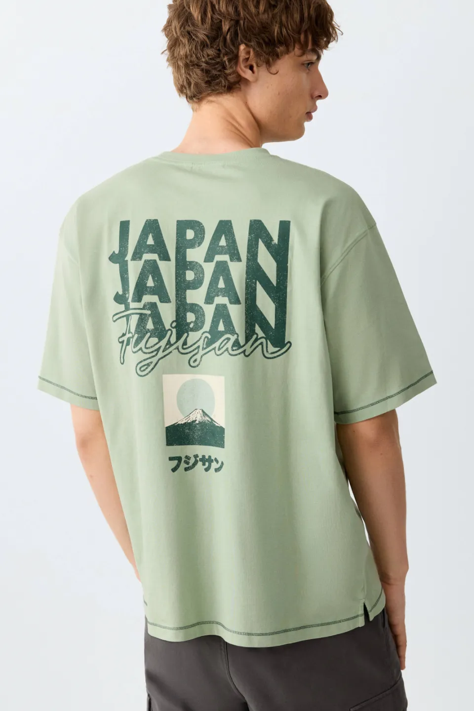 Mango Teen T-shirt lichtgroen, foto 6
