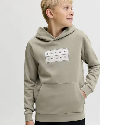 Jack & Jones JUNIOR hoodie - grijsgroen, foto 3