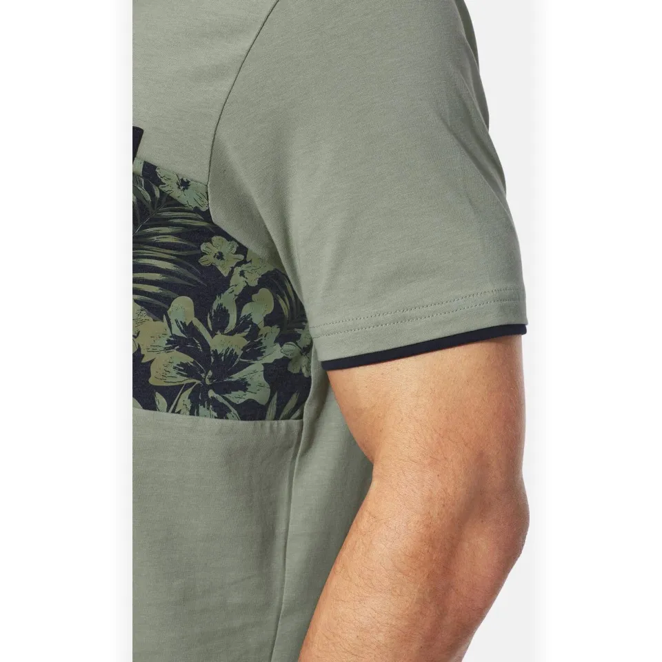 Babista Rigatuli T-shirt donkerblauw met bloemen groen/blauw, foto 5
