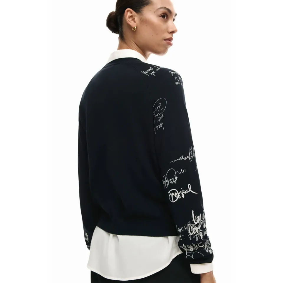 Desigual top zwart, foto 5